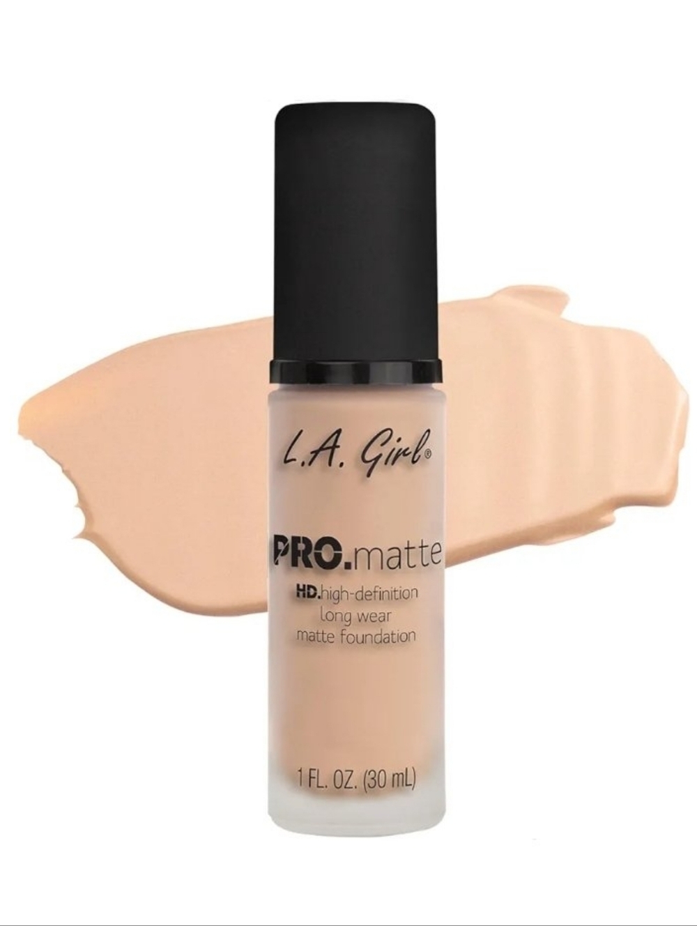 💜 L.A. Girl PRO.matte HD Long Wear Foundation, Shade GLM715 Porcelain 1 fl.oz
